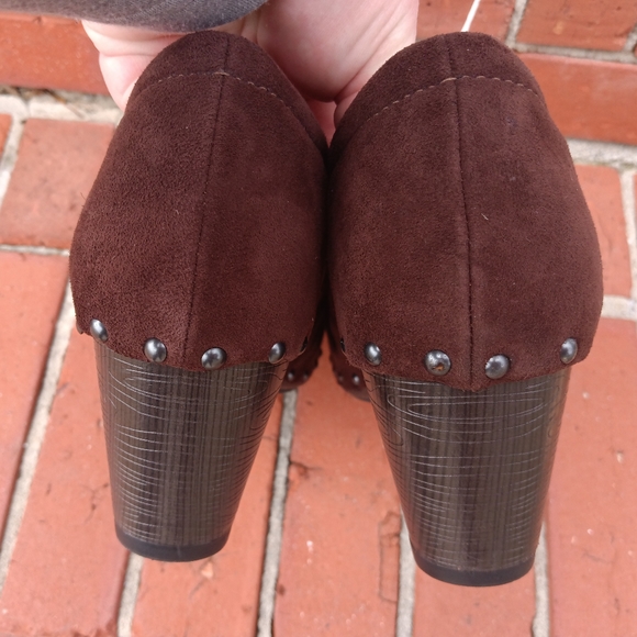 Dansko Nadine Brown Suede Clogs Size 37 - Picture 15 of 16